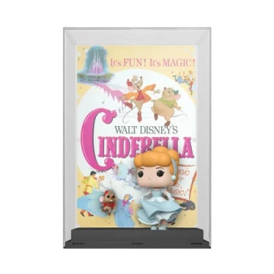 Image of Funko Pop! Movie Poster: Disney Cinderella Collectable Vinyl Figure Gift Idea Official Merchandise Toys for Kids &amp; Adults Movies Fans Model Collectors and Display
