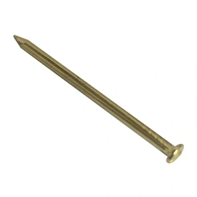 Image of 1 x pack of 25 picture hanging hooks brass plated 25mm pins by Swish.