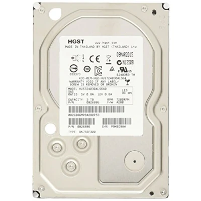 Image of HGST Ultrastar 7K4000 HUS724030ALS640 Hard Drive Internal (0B26886) (Renewed)