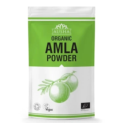 Image of Organic Amla Powder 100g Indian Gooseberry Vitamin C, Immunity Hair Conditioner l Certified By Soil Association
