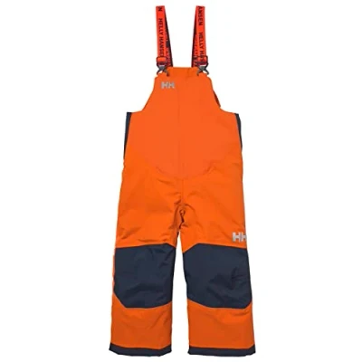 Image of Helly Hansen K Rider 2 Ins Bib Kids Unisex, Neon Orange, 1