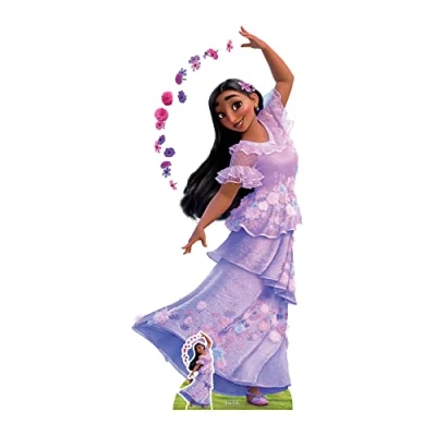 Image of STAR CUTOUTS SC4107 Isabela Encanto Lifesize Cardboard Cutout With Free Mini 2pc Party Decoration &amp; Gift