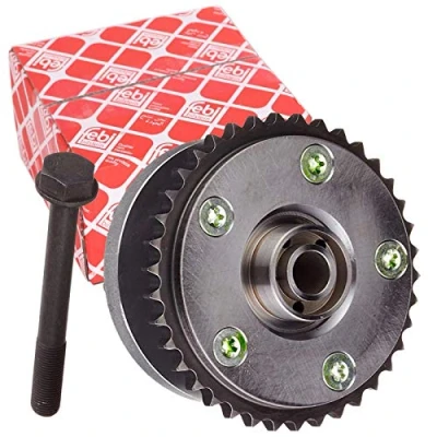 Image of 11367500032 Camshaft Adjuster FEBI BILSTEIN 47571 Intake Side 38 with screw BMW: 1 Hatchback, 3 Convertible, Saloon