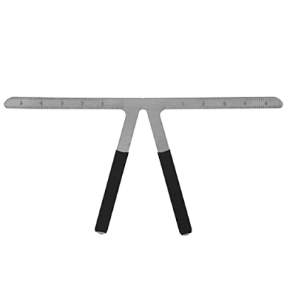 Image of Tattoo Eyebrow Ruler,Permanent Makeup Ruler Three point Positioning Microblading Stencil Ruler,Symmetrical Caliper Eyebrows Measuring Shaping Tool