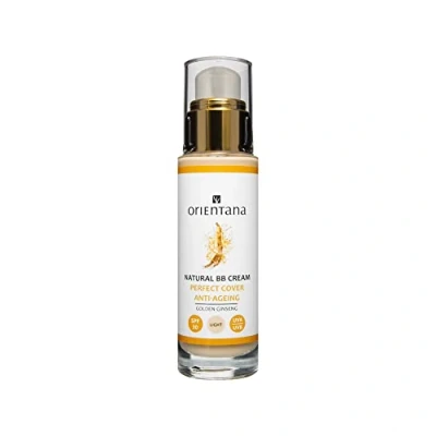 Image of Orientana Natural BB CREAM Perfect Cover ANTI Ageing SPF 30 Vegan &amp; Moisturizing Glow Effect Nourishes Smoothes Skin LIGHT TONE ml
