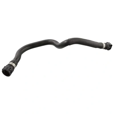 Image of 17127519252, 17127545653 Radiator Hose FEBI BILSTEIN 103374 EPDM (ethylene propylene diene Monomer (M class) rubber) with quick couplers BMW: 6 Coupe