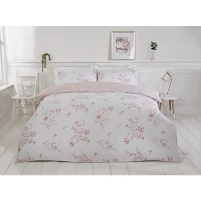 Image of Rapport Home Sustainable Sadie Duvet Set Double Rose