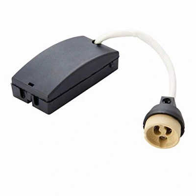 Image of GU10 Lamp Holder Base Bulb Connector 240V Mains Voltage with Fast Fix Terminal Block for LED and Halogen Bulbs Lamps