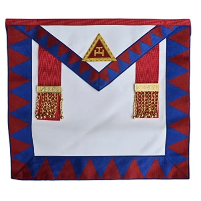 Image of ipl Masonic Regalia Royal Arch Principals Apron Lambskin Real Leather