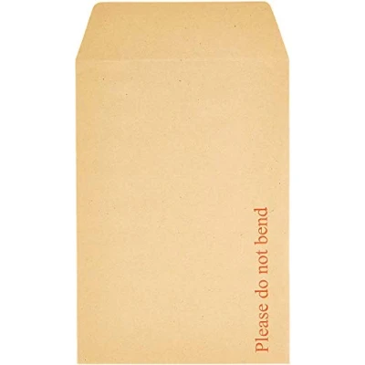 Image of indigo® A5 C5 Board Back Brown Manilla Envelopes Peel Seal for Posting mailing Home Office and Ecommerce eco Friendly (5)