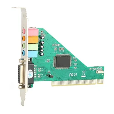 Image of 24‑bit Channel 4.1 Internal Audio Card Plug and Play Sound Karte PCI Stereo Surround CMI8738 for Computer Desktop