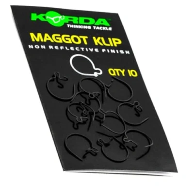Image of Korda Carp Fishing NEW Maggot Klip Clip Small, Ideal for Rigs, Anti Glare Coating Stealth