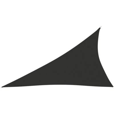 Image of vidaXL Sunshade Sail Oxford Fabric Triangular 4x5x6.4 m Anthracite
