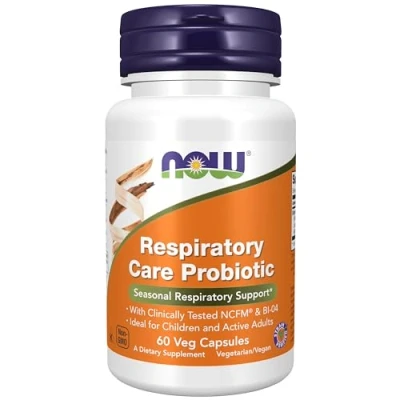 Image of Respiratory Care Probiotic (60 Vegetarian Capsules) Now Foods