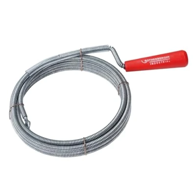Image of Rothenberger Industrial Pipe Cleaning Spiral with Claw (x L) 9 mm x 10 m, 1500000141