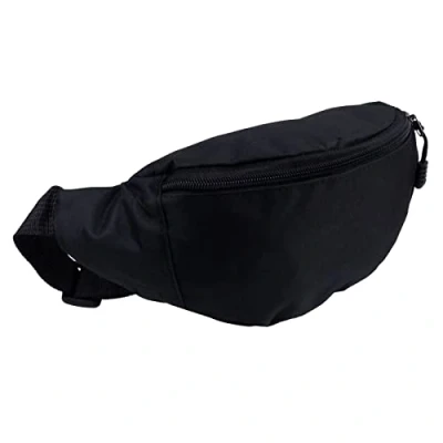 Image of RED X Unisex Canvas Bum Bag Black