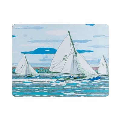 Image of Denby Set Of 6 Sailing Placemats