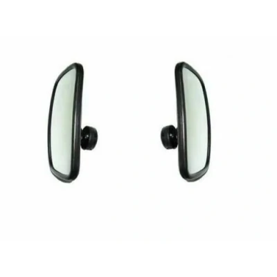 Image of Autobits 2 x Rear View Mirrors Left Right Replacement Black Mirror 172 mm 222 Truck Tractor Bus Digger Motorhome