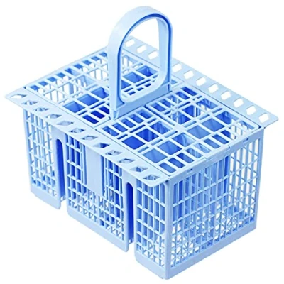 Image of SPARES2GO Cutlery Basket compatible with Bosch Dishwasher (Blue, 220 x 208 160mm)