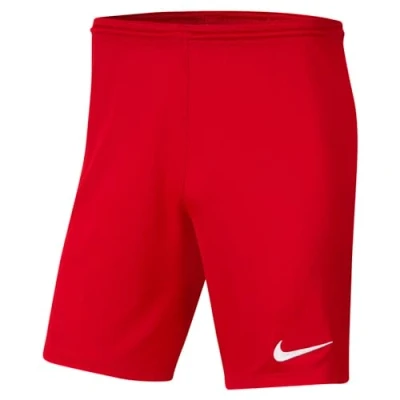 Image of NIKE Mens Dri fit Park 3 Shorts, University Red/(White), M EU