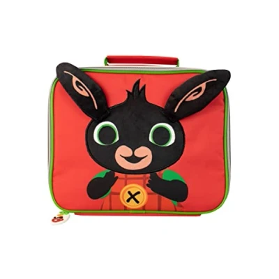 Image of Bing Lunch Bag Kids Box Back to School Childrens Lunchbox Red