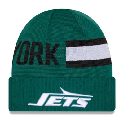 Image of New Era NFL SIDELINE Tech Knit Beanie York Jets