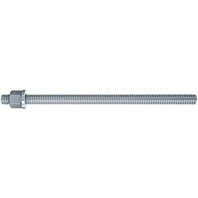 Image of fischer 519392 FIS A M 8 x 130 Anchor Rod mm 10 Pack of 10, Silver, 8x130