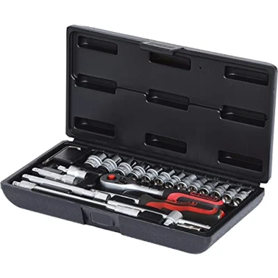 Image of KS Tools 911.0625 1/4&quot; Socket set, 25 pcs