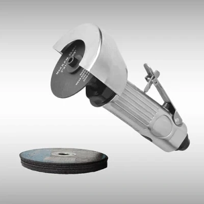 Image of Dunnet Tools 3 Inch Air Cut Off Tool Grinder Disc Cutter 3&quot; 75mm of Saw with 5pk Discs Angle Powered Hydraulic Mechanic Hand