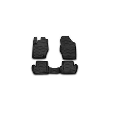 Image of Element EXP.CARCRN00043 Rubber Car Mats for Citroen DS4 2011 Set of 4, Black