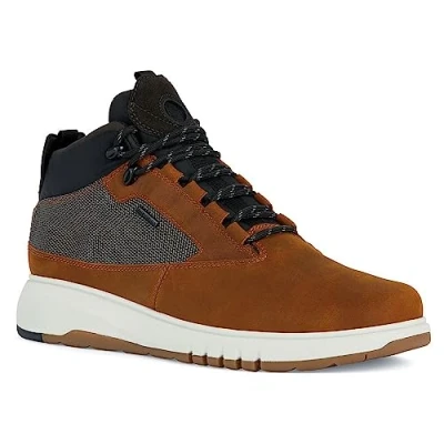 Image of Geox Men&#039;s U Aerantis 4x4 B ABX Ankle Boot, Ochre Graphite, 11 UK