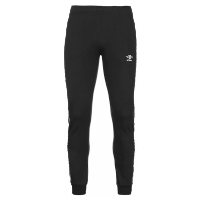 Image of UMBRO FW Taped Men&#039;s Tracksuit Bottoms Black/White, S (44 46 EU)