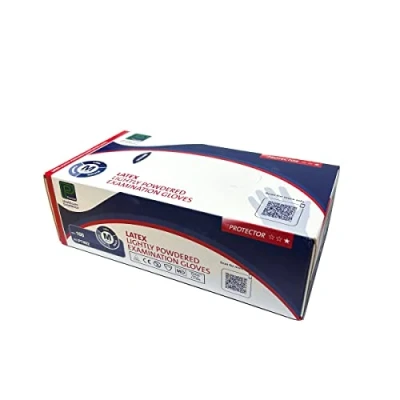 Image of Premier Healthcare Latex Lightly Powdered Examination Gloves (100) (Large)