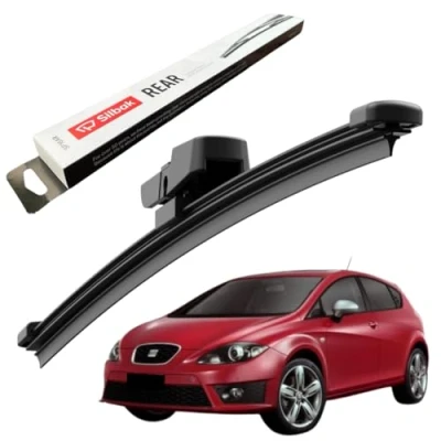 Image of Silbak Rear Windscreen Wiper, fits for SEAT LEON (2012 ONWARDS) Wiper Blade, 330mm
