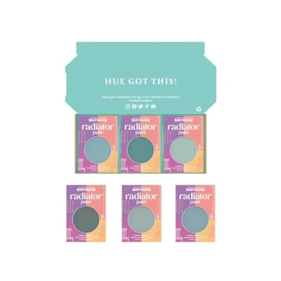Image of Rust Oleum Radiator Paint in Satin Finish Ocean Blues Tester Box