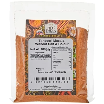 Image of Old India Tandoori Masala Without Salt &amp; Colour 100g