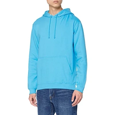 Image of AWDis Men&#039;s College Hoodie, Blue (Hawaiian Blue), Medium