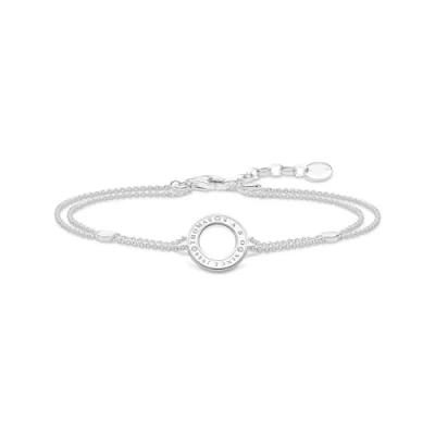 Image of Thomas Sabo Women Bracelet Circle Silver 925 Sterling A1878 051 14