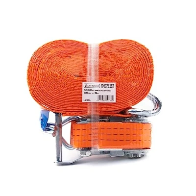Image of Centurion 8M Heavy Duty Ratchet Tie Down Strap, 3000kg Breaking Strength, 35mm PES Webbing