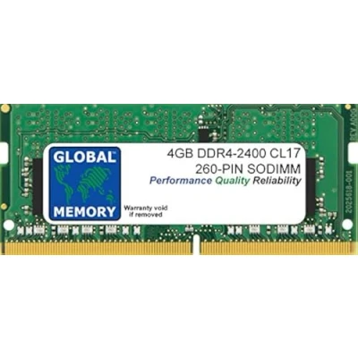 Image of 4GB DDR4 2400MHz PC4 19200 260 PIN SODIMM MEMORY RAM COMPATIBLE WITH LAPTOPS/NOTEBOOKS