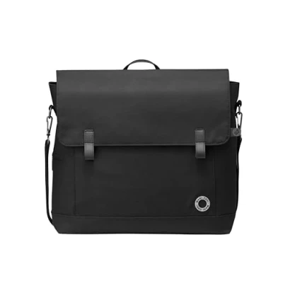 Image of Maxi Cosi Modern Bag with Spacious Nappy Changing Bag, Insulated and Mat, Essential Black