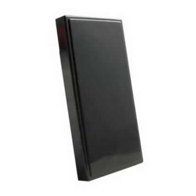 Image of Single Blank Grid Outlet Module Black