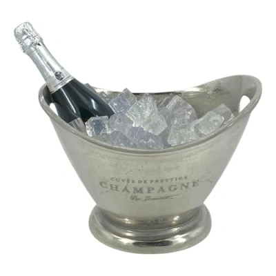 Image of Deluxe Large Champagne Prosseco Antique Vintage Royal Ice Bucket Cooler (Vintage Du Louvois 2)