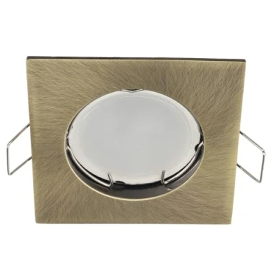 Image of EDO Recessed Light spot RAMI Brass Ceiling Square Spotlight lamp Suitable for LED Halogen EDO777318