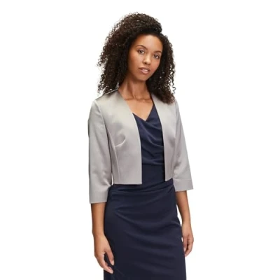 Image of Vera Mont Women&#039;s 0059/4822 Dress, Brown (Smoky Taupe 7322), 22 (Size: 48)