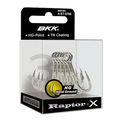 Image of BKK Raptor X Dredges #2/0 (6 pieces) Trebles