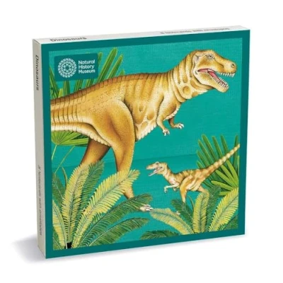 Image of Natural History Museum Dinosaurs 8 Square Notecards Wallet