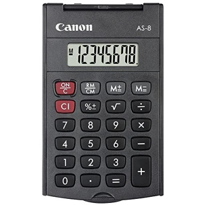 Image of Canon AS 8 calculator Compact, digit with user friendliness &amp; functionality.