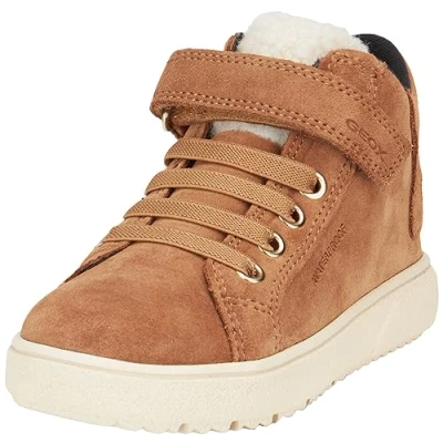 Image of Geox J Theleven Girl WPF Sneaker, Whisky, 11 UK Child