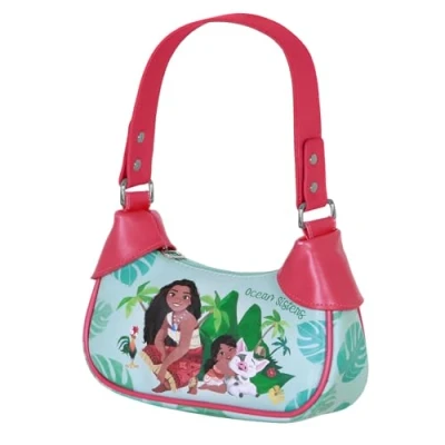 Image of Disney Moana Family Fancy Casual Bag, Blue, 21.5 x 14.5 cm